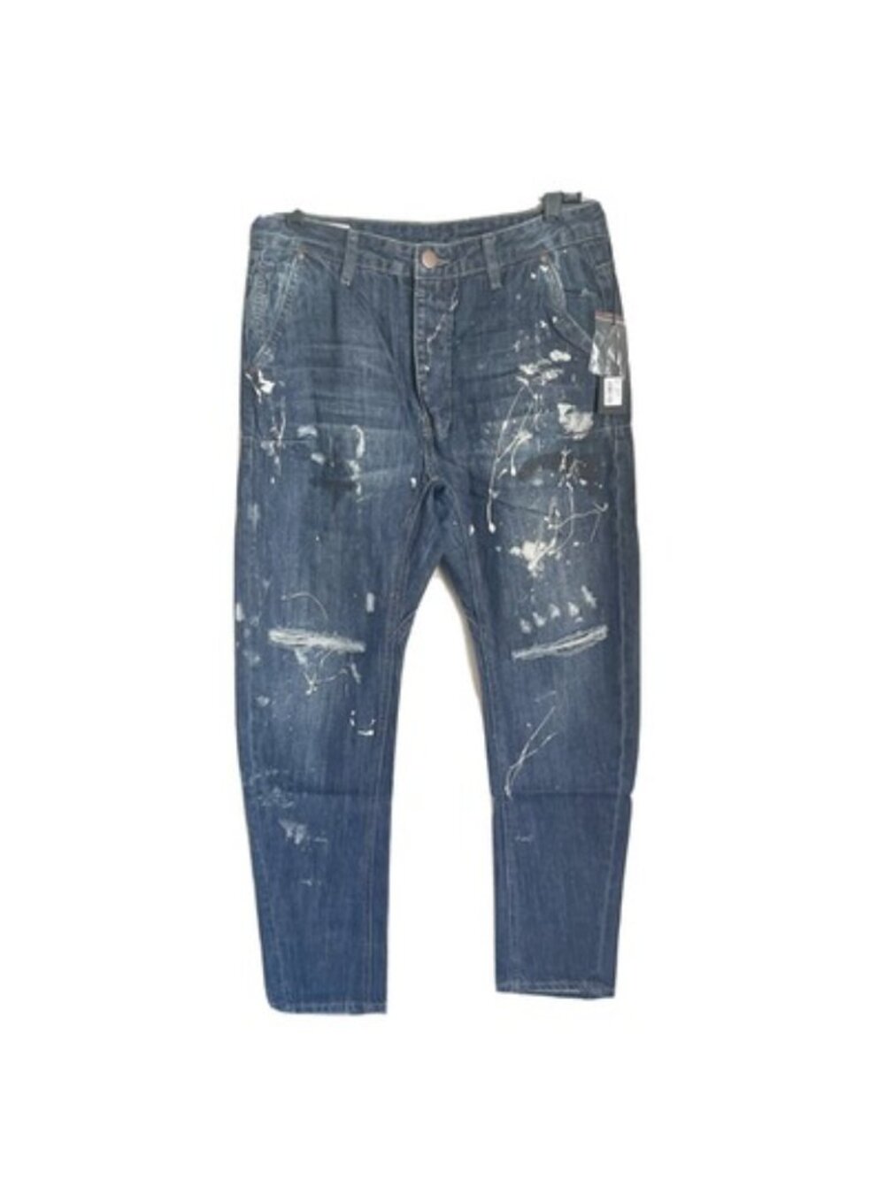 MAN X ONE TEASPOON Mr. Golds Cowboy Jeans 32R Ridgid Low Slung 100% Cotton
